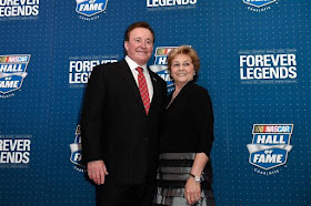 Richard Childress poses on the red carpet with his wife Judy. (Photo by Jared C. Tilton/Getty Images)