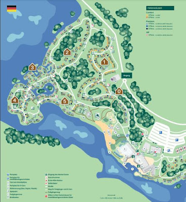 Center Parcs Le Lac d'Ailette Parkplan