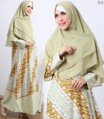 Trend busana muslim batik kini merambah ke aneka macam tempat di Indonesia hingga Negara lain 32+ Koleksi Baju Batik Muslim 2017: Modern Terbaru