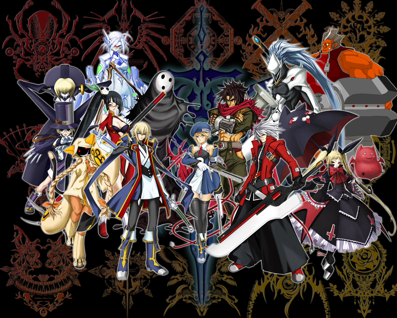  the eponymous Guilty Gear series. BlazBlue was made from the same guys 