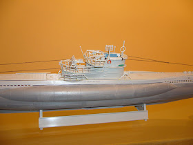 maqueta estática de submarinos de la segunda guerra mundial