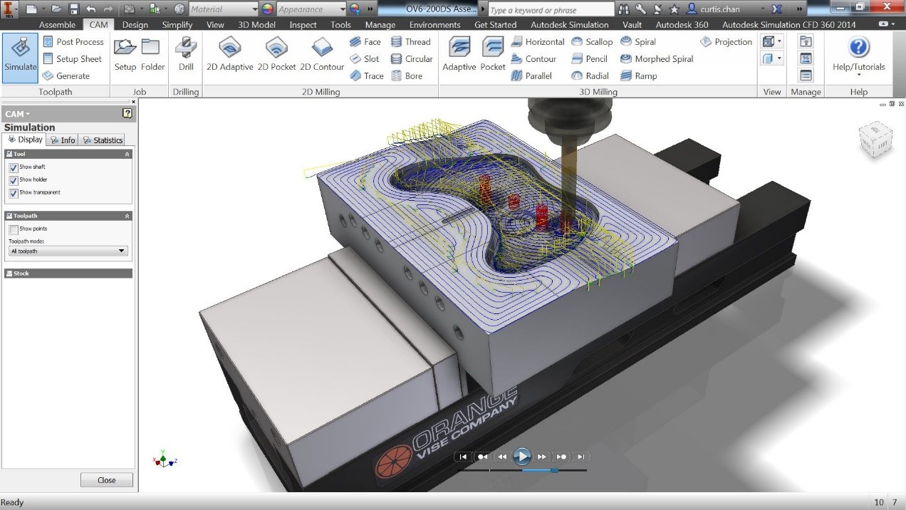 programacion autodesk hsm fresadora cnc