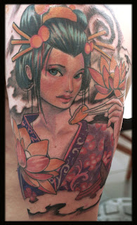 Male Shoulder Japanese Tattoos Especially Geisha Tattoo Designs With Image Shoulder Japanese Geisha Tattoo Picture 2