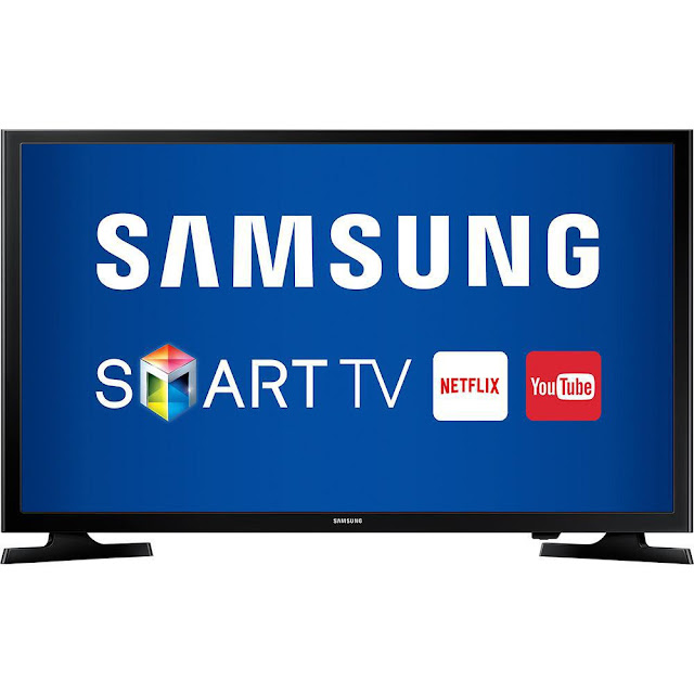 Smart TV LED 43" Samsung UN43J5200AGXZD Full HD Conversor Digital 2 HDMI 1 USB - Preto