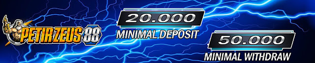 Petirzeus88 Minimal Deposit dan Withdraw