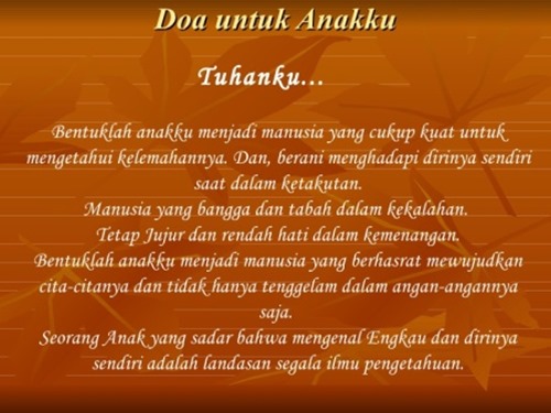  Doa  Mustajab Ibu untuk  Anak  Perempuan dan Laki laki 
