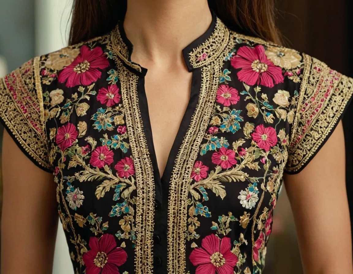 Modern Blouse Neck Designs