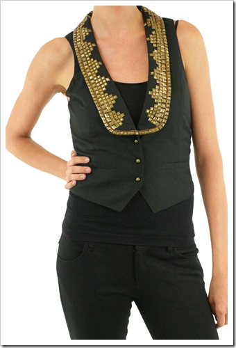 Embellished Stud vest