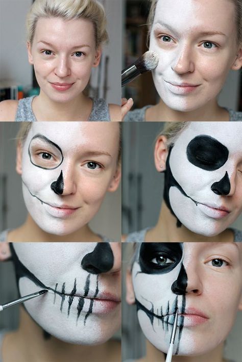 Maquiagem rápida e básica para o Halloween
