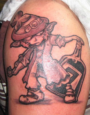 New School Cartoon Elf Tattoo