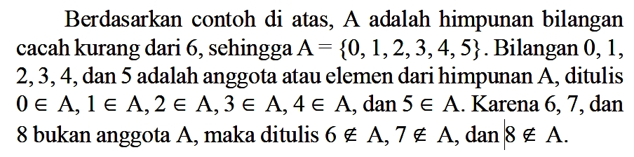 Pengertian Himpunan dan Anggota Himpunan  Edukasi_Blog