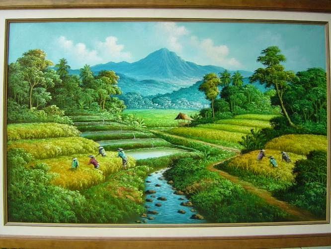 1001 Gambar Keren: Gambar Lukisan Pemandangan