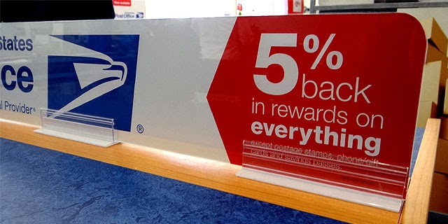 5% Staples Rewards sign