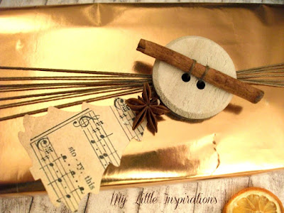 Pacchetto regalo per Natale Natural Glam - dettaglio 1 - My Little Inspirations