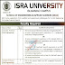 Latest Job ISRA University Teaching Posts Islamabad 2021