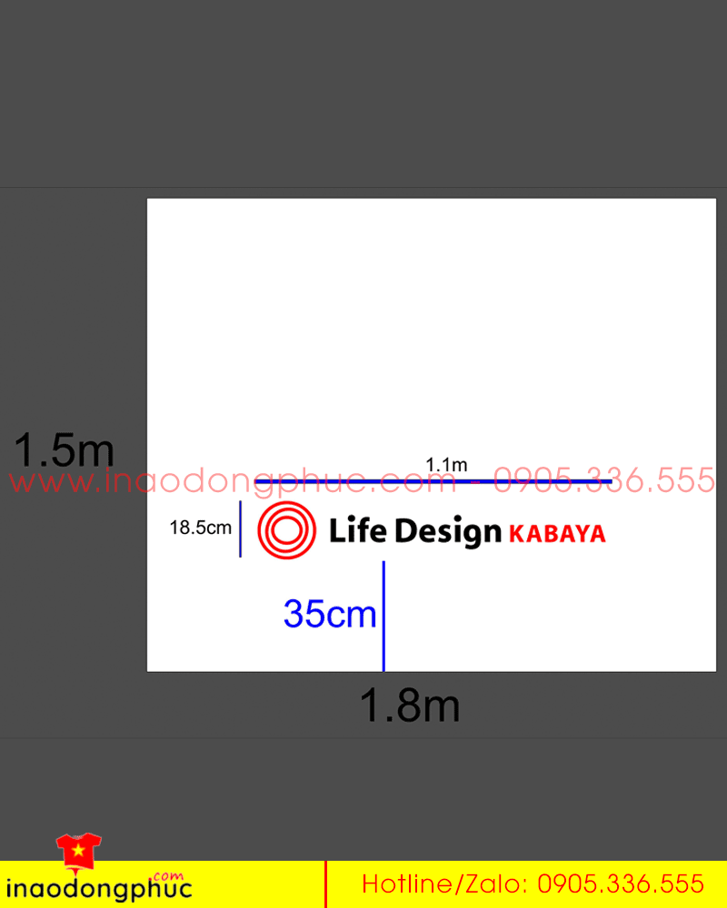 In khăn trải bàn Life Design Kabaya