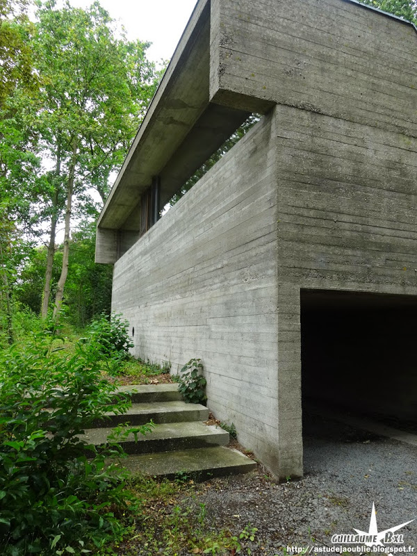 Belgique - Laethem-Saint-Martin (Sint-Martens-Latem) - Maison Van Wassenhove  Architecte: Juliaan Lampens  Construction: 1973 