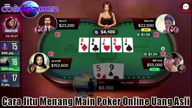 Cara Jitu Menang Main Poker Online Uang Asli