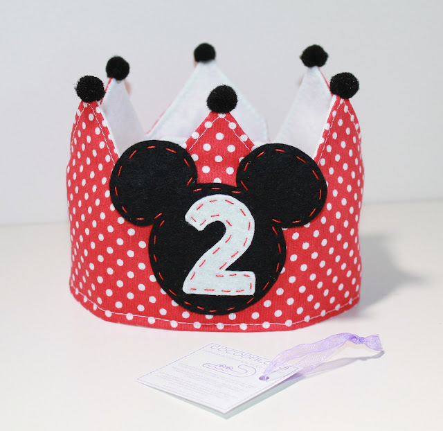 corona de cumpleaños minnie mouse