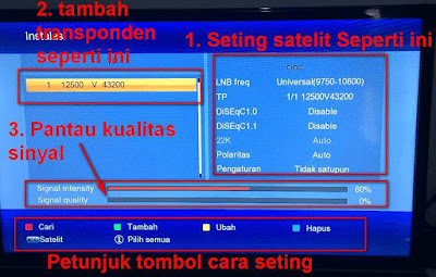 Cara Tracking Ninmedia Satelit Chinasat 11