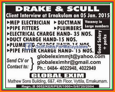 Drake & Skull  UAE Job vacancies