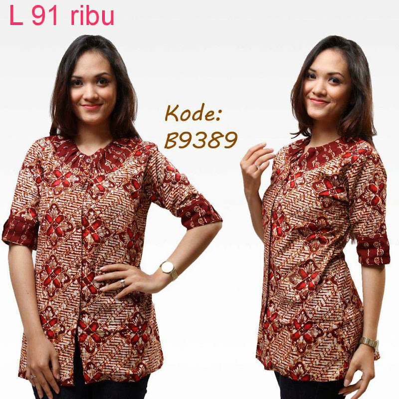 34 Info Terpopuler Model Baju Batik Wanita Buat Guru