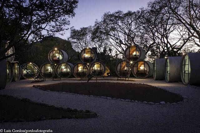 Hotel of Pipes In Mexico