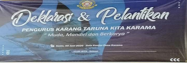 Karang Taruna Harapan Baru DesaTaccorong Mendelegasikan wakil dan satu pembina ke Desa Karama Kec. Rilau Ale