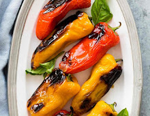 Mozzarella Stuffed Sweet Mini Peppers