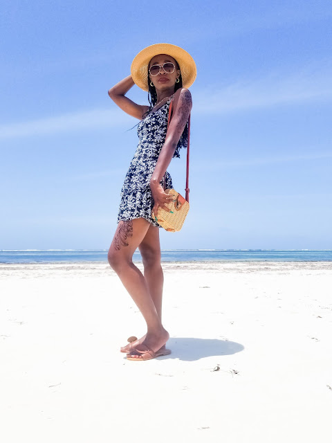 Beach Vacation Outfit Idea: Mini Tiered Dress