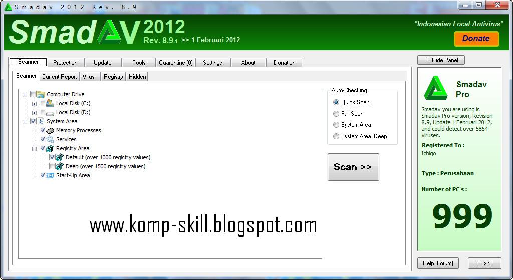 Komp-skill "Knowledge Of Computer"