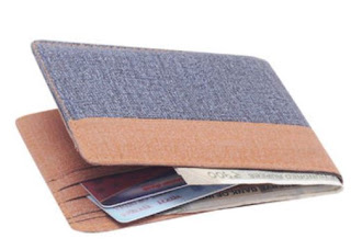 Denim Bi-fold Wallet for Mens