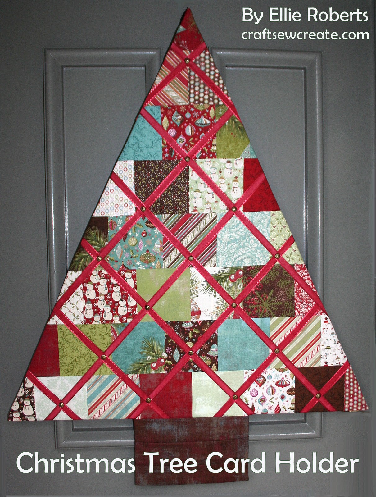 Christmas Tree Card Holder « Moda Bake Shop