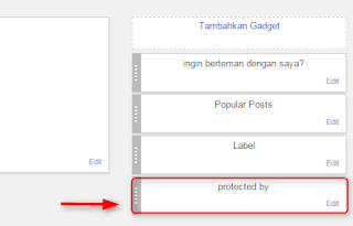 Menghapus link test this stream di blog