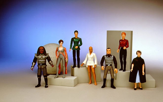 Star Trek Playmates Prototype Warp Factor Action Figures