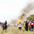 Sobrevivieron 103 a caída e incendio de avión en Durango, México.