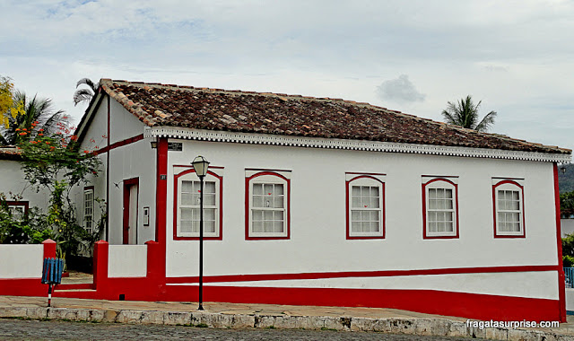 Casa colonial no Centro Histórico de Pirenópolis, Goiás