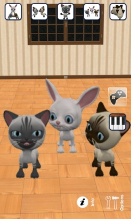 Talking 3 Friends Cats and Bunny for Android