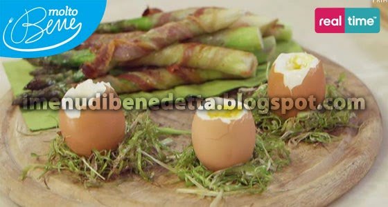 Asparagi Croccanti con Uova alla Coque di Benedetta Parodi