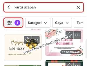 template kartu ucapan di canva web