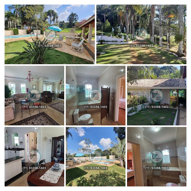 Residencial Moenda, Itatiba SP, Vende ou Permuta Chácara 5 dormitórios sendo 5 suítes, a/t 9.552,00 m²
