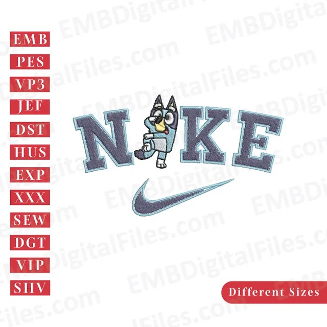 Blue and Bingo Embroidery Designs, PES, DST