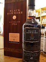 black bowmore and casket