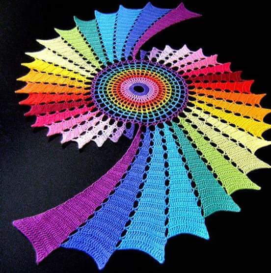 Espiral dupla arco-íris