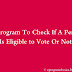 C Program To Check Whether A Person Is Eligible To Vote