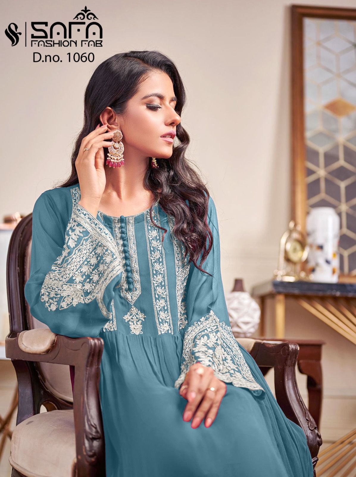 Sf 1060 Safa Fashion Fab Pakistani Readymade Suits