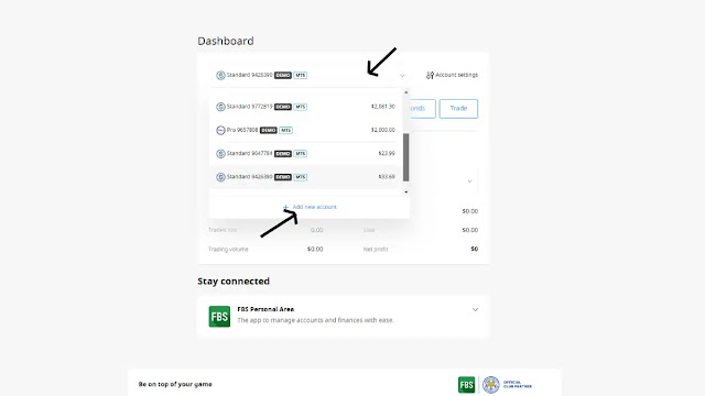 dashboard fbs