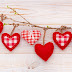 Valentines Day Branch Hearts