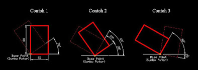 Memutar object autocad