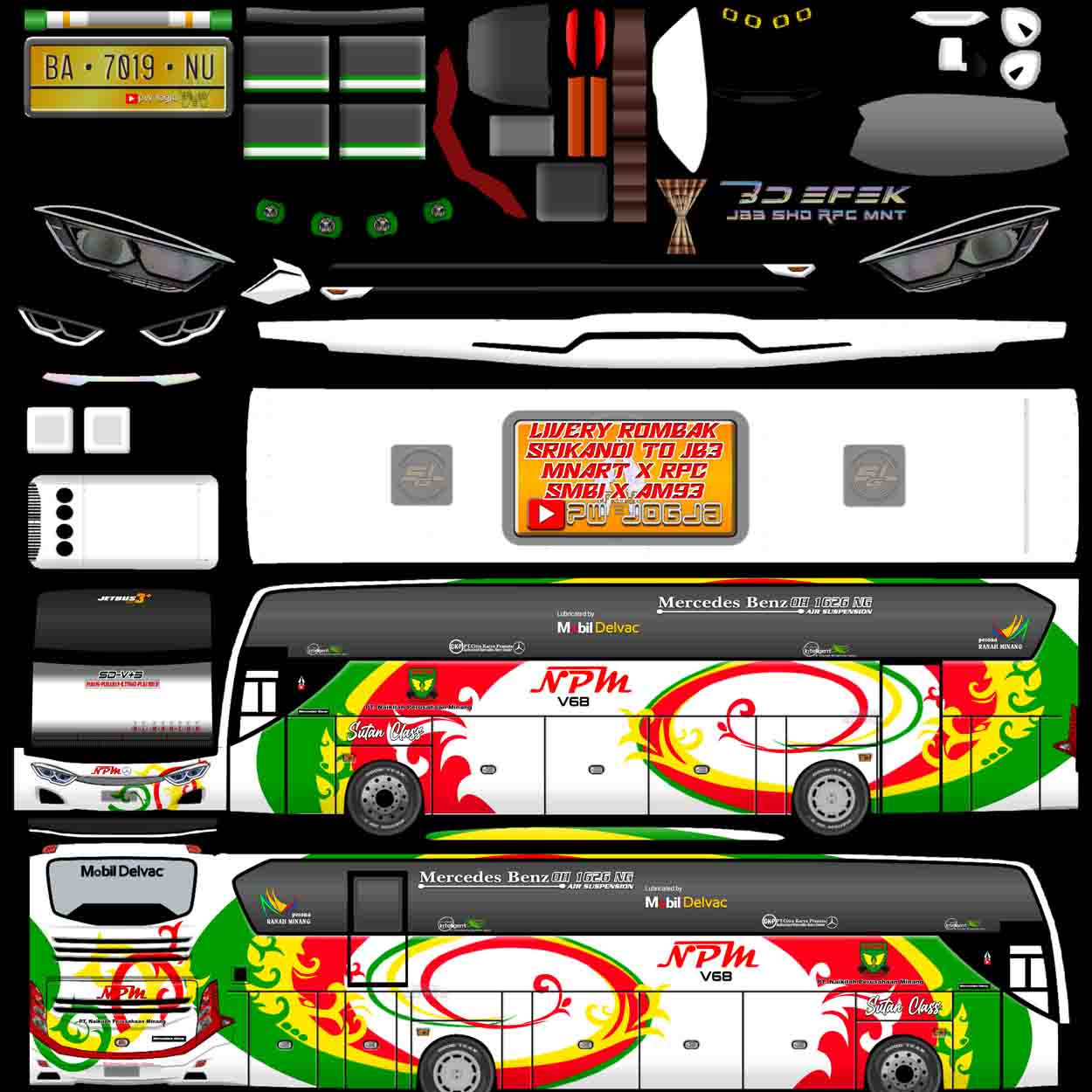 livery jb3 rombak srikandi shd